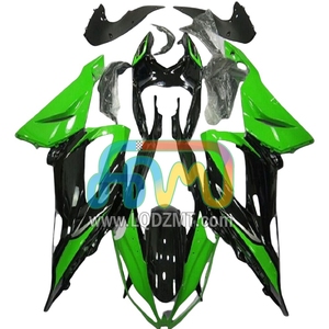 Inyección para <span class=keywords><strong>KAWASAKI</strong></span> <span class=keywords><strong>NINJA</strong></span> ZX 6R <span class=keywords><strong>636</strong></span> C <span class=keywords><strong>ZX6R</strong></span> 2017 13 Verde negro 15 16 17 18 43LQ.19 ZX636 ZX-6R 2013 2015 <span class=keywords><strong>2016</strong></span> 2018 Carenado - Product Image 1