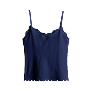 Camiseta sin mangas de corte holgado para mujer con tela rica en algodón y tirantes anchos para soporte sin restricciones - Product Image 1