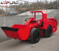 Cargador Eléctrico Subterráneo LHD de 1150 mm con Carroza Ultra Estrecha, 1 Tonelada, 0.5 CBM para Túneles Estrechos