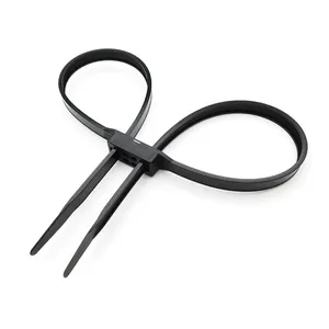 885mm Long Pull Tight Nylon Handcuffs Cable Zip Tie Cuff Plastic Nylon Handcuff