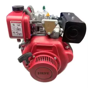 New High Quality S192F 499cc/8.6kw12HP Single Cylinder Air-Cooled Diesel Engine Euro 5 Emission Home Use Agricultural Machinery