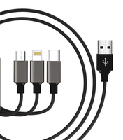 Type C 2.7A 480mbps Nylon tressé LED affichage charge rapide USB C câble de données pour iPhone 15 16 accessoires de téléphone portable caméra