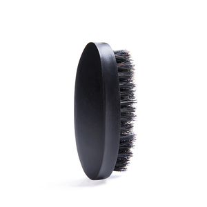 Vente directe d'usine de haute qualité en bois de hêtre rond <span class=keywords><strong>brosse</strong></span> à <span class=keywords><strong>barbe</strong></span> en poils de sanglier pour hommes soins de la peau - Product Image 3