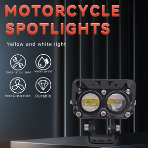 ไฟมอเตอร์ LED 9-30V 2smd พร้อมกรอบกันน้ำ IP68 ความสว่าง 4000lm ไฟสปอร์ตไลท์ LED สองสีแบบ Angel Eye OWL สำหรับรถยนต์ทุกประเภท - Product Image 5