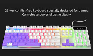 Teclado <span class=keywords><strong>Gamer</strong></span>, <span class=keywords><strong>Clavier</strong></span> De Jeu Avec rétro-éclairé Pour <span class=keywords><strong>Gamer</strong></span> - Product Image 5