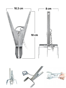 Ciseaux en acier métallique efficaces à semi-conducteurs Pièges à taupes Jardin extérieur écologique et sûr pour enfants et animaux de compagnie - Product Image 2