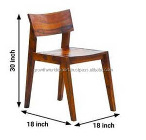 Ensemble de table à manger ronde en bois de qualité supérieure avec chaise meubles indiens faits à la main ensemble de table à manger de restaurant meubles de maison abordables - Product Image 3