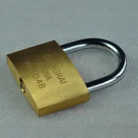 Fastener Accessories 5 Pcs 20 30 40mm Copper Padlocks Open by Same Keys Key Alike Lock CYL 3001 Industrial Fastener Component