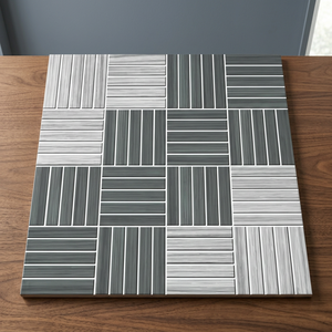Carreaux de sol en céramique marocains 300x300mm, motif floral coloré émaillé, finition mate, pour cuisine et salon - Product Image 2
