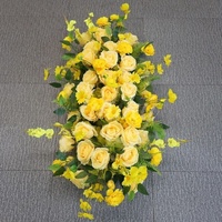 Bande de fleurs artificielles en soie rose personnalisable pour mariage, événement, chemin de table, arrangement floral, décor de fond, accessoire, fleur de fenêtre