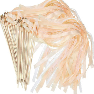 Decorazione Floreale per Matrimoni in Stile Europeo Moderno e Semplice, Bacchetta Magica con Nastro, Accessori per Feste e Matrimoni all'Aperto - Product Image 1