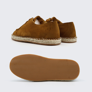 Fabricant de baskets LANCI OEM, style Old Money, chaussures décontractées, chaussures à logo personnalisé, chaussures en daim de qualité supérieure, chaussures en jute - Product Image 4