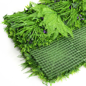 Nhân tạo gỗ Hoàng Dương Bảng điều chỉnh dọc màu xanh lá cây Tường Ngoài Trời hàng rào tấm nhân tạo tán lá cỏ hàng rào hàng rào plante artificielle - Product Image 2