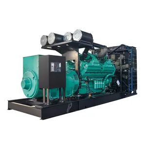 Electric big diesel power generator 2mw 2000kw 2500kva diesel generators set with change over switch