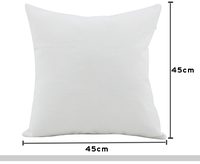 Housse de coussin carrée en lin tricoté écologique Lopo Factory 45x45 cm, vierge pour sublimation