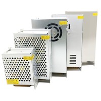 Alimentation électrique LED unique universelle 110V-220V IP20 pour intérieur, fabriquée en Chine, 12V 5A 60W, efficacité 88%, boîtier en aluminium, AC-DC