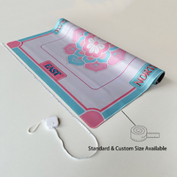 Tapis de jeu de mahjong américain de qualité supérieure, en caoutchouc antidérapant, absorbant le bruit, pour jouer au mahjong