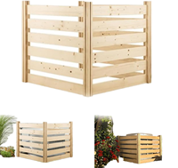 Panel de Cerca de Madera para Jardín, Anticorrosión, de Tres Capas, Reforzado, para Patio y Jardín, Venta al Por Mayor