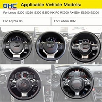 Disques de changement de vitesse magnétiques en fibre de carbone véritable, en stock aux États-Unis, pour Toyota 86 BRZ 2017+ / Pour Lexus IS NX RC 200 250 300 350 IS200 2013+