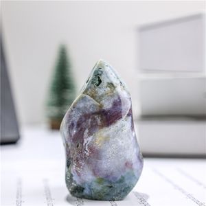 Pierre naturelle en gros : Jaspe Océanique, forme libre, torche de cristal flamboyante pour la décoration - Product Image 3