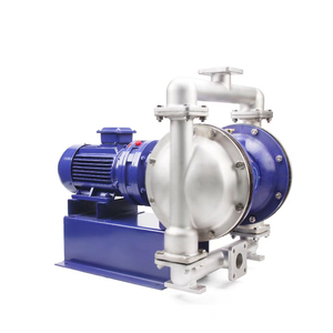 Pompe à double diaphragme DBY-80 en acier inoxydable 304 résistante à la corrosion pour transfert d'huile, pompe à diaphragme DBY-80 en acier inoxydable 304 électrique - Product Image 1
