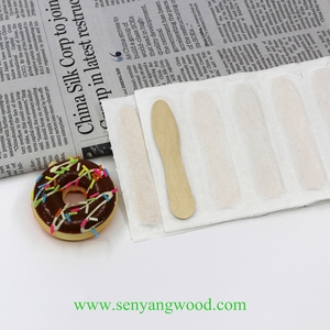 <span class=keywords><strong>Petite</strong></span> <span class=keywords><strong>cuillère</strong></span> à glace <span class=keywords><strong>en</strong></span> <span class=keywords><strong>bois</strong></span> jetable avec logo imprimé - Product Image 3