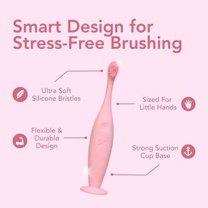 Silicone Suction <b>Extended</b> Non Slip Nylon Medium Toothbrush Dental <b>Brush</b> Oral Care <b>Brush</b> for Bathroom Wholesale Factory Direct - Product Image 1