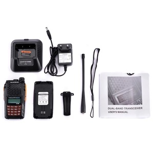 Radio bidirectionnelle Baofeng UV-6R VHF UHF 8W double bande avec écran, longue portée, appareil de communication radioamateur - Product Image 1