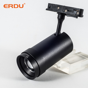 ERDU Lighting – éclairage de piste LED réglable, 2 fils, 1Phase, Zoomable, 5w, 7w, 12w, 20w, 25w, 30w, lumière de piste COB pour galerie d'art et musée - Product Image 3