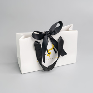 Bolsa de Regalo Plana con Asa Retorcida, Bolsa Pequeña de Papel Personalizada con su Logotipo para Agradecimiento Empresarial, Aceptamos Pedidos - Product Image 3