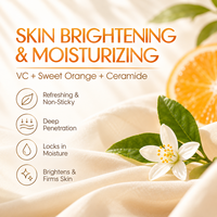 Crème éclaircissante pour le visage OEM à la vitamine C et au niacinamide 30 ml, pour un teint uniforme et lumineux, soin de la peau terne, crème éclaircissante pour la peau