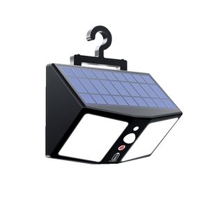 Lampu Surya 2000LM 360LED yang Ditingkatkan, 6 Model Sensor Gerak IP65 Tahan Air, Lampu Dinding untuk Halaman Luar Ruangan + Kabel USB + Pengait - Product Image 1