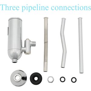 Lychee Light Automatic Touchless Urinal Flush Valve Sensor Brass Wall Mounted 0.5 Inch Outlet 25-80 Psi Pressure Range - Product Image 3