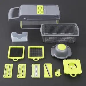 Hot sale Vegetable Potato Chips Slicer Dicer Cutter Chopper 16 in 1 Multifunction Manual Vegetable Cutter