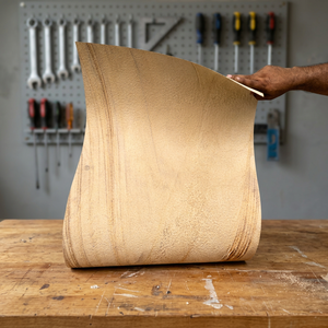 Lámina de Chapa de Madera Minimalista, Material de Madera Natural Duradero para Taller - Product Image 2