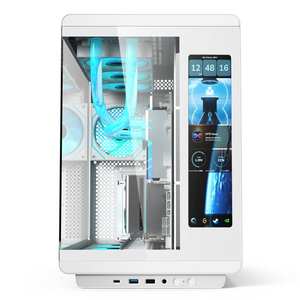 Verre trempé Panneau avant/latéral Gamer Case Wholesales Mid Tower ATX Gaming Computer <span class=keywords><strong>PC</strong></span> Case Avec High <span class=keywords><strong>Air</strong></span> <span class=keywords><strong>Flow</strong></span> Perforé - Product Image 5