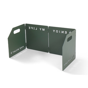 Déflecteur de vent pliable Hike Moxi, 8 mm, métal, portable, pour réchaud de camping et utilisation en extérieur - Product Image 4