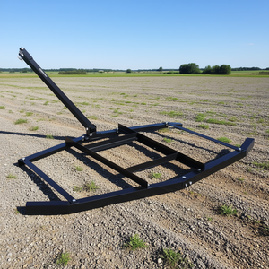 D0100XU685V Rastra de Arrastre de 66 Pulgadas de Acero para Grava, Máquina Agrícola de Alta Productividad, Negra - Product Image 2