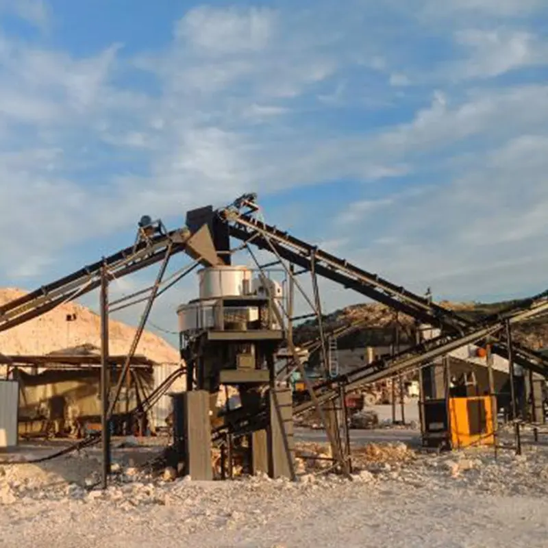 Sable fin faisant la ligne de production minerai de fer dolomite quartz scories sable faisant la machine concasseur VSI à vendre