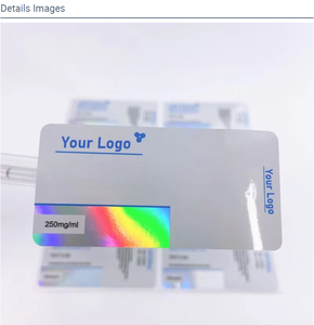 สติ๊กเกอร์โฮโลแกรมกันน้ำพิมพ์โลโก้ตามสั่ง สำหรับขวดขนาด 10 มล. และ 3 มล. ฉลากขวดเพปไทด์ - Product Image 5