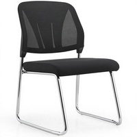 Chaise empilable moderne en métal et plastique avec tissu résistant pour restaurant, salle de sport, atelier, chambre, hôpital