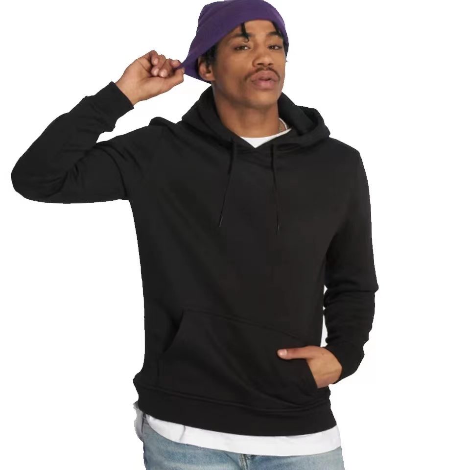 High quality sweatshirts polyester hoodies Custom logo sublimation plain hoodies For Men