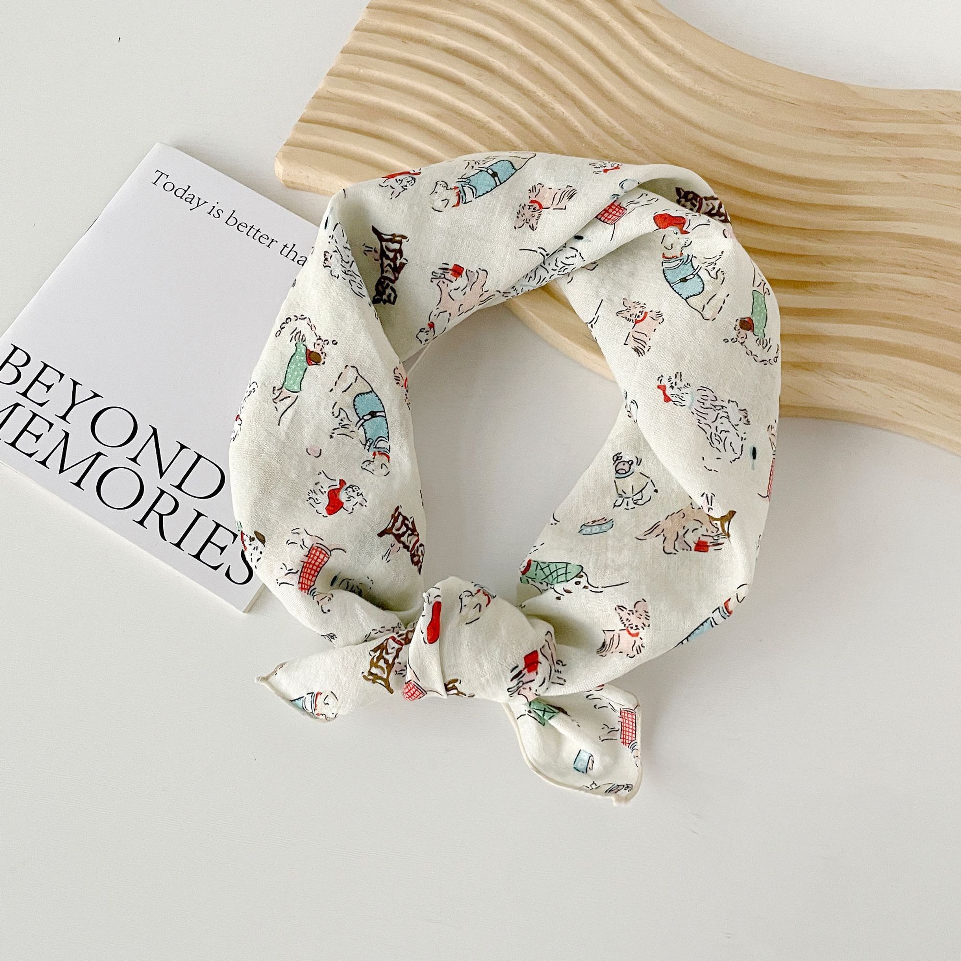 Qm5808-réparation chien beige