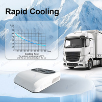 Climatiseur de toit 24V 12V pour semi-remorque, camping-car, fourgon, tracteur, voiture - Climatiseur de stationnement monté sur toit
