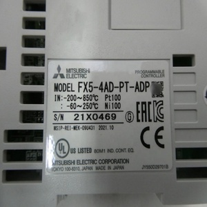 FX5-4AD-PT-ADP โมดูลคอนโทรลเลอร์ IO ใหม่เอี่ยม โมดูลคอนโทรลเลอร์แบบตั้งโปรแกรมได้ของแท้พร้อมการรับประกันหนึ่งปี - Product Image 5