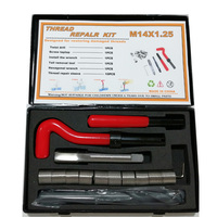 ANCETE Metric ST14 for Thread Repair Kit & Tool with Drill Bits Screw Tap Wire Inserts (304 Stainless Steel)