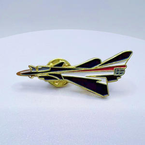 دبوس طائرة معدني من سبائك الزنك في مخزن مخصص بسعر الجملة - Product Image 2