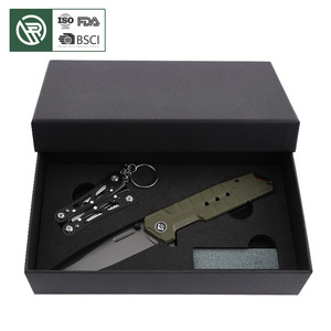 Bochen taktik katlanır bıçak Set çok amaçlı pense bileme taş G10 kolu cep bıçaklar kiti EVA kutusu hediye erkek arkadaşı için - Product Image 1