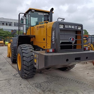CHINA Shandong Lingong SDLG LG956L 9 Ton Front Loader 2020 <b>Model</b> Wheel Loader Yellow Solid Tire - Product Image 5