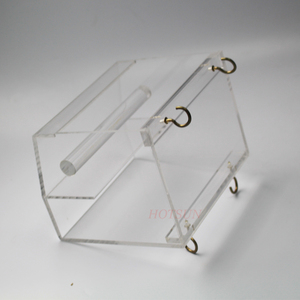 Şeffaf akrilik papağan kuş kafesleri kuş evleri besleyici - Product Image 6